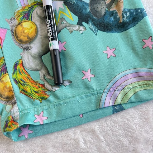 Briefly Stated Pants PJs Unicorn Pug Dog Cat Narwhal Battle EPIC Rainbow Size L - Picture 13 of 15